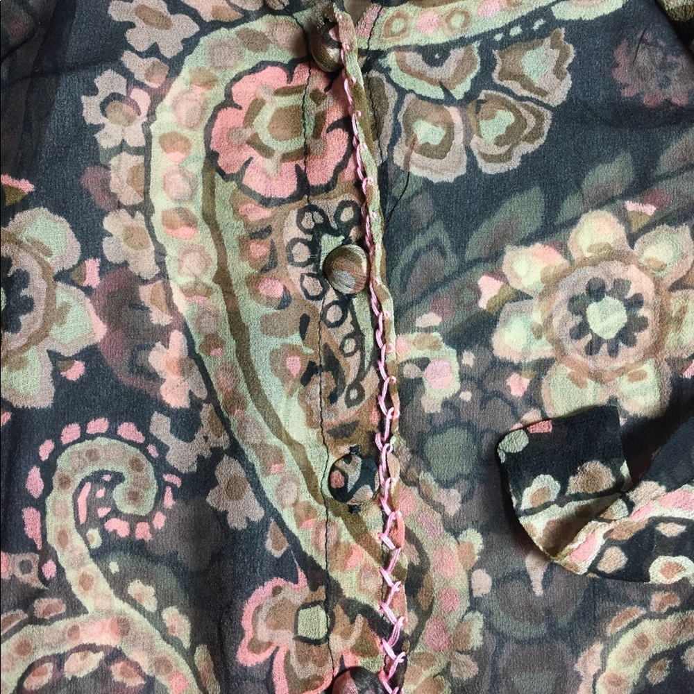 Till The Morning Comes Silk Blouse - Picture 12 of 16